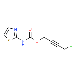 2-Thiazolecarbamic acid,4-chloro-2-butynyl ester (6CI,7CI,8CI)结构式