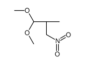 (2R)-1,1-dimethoxy-2-methyl-3-nitropropane结构式