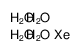 xenon,hexahydrate Structure