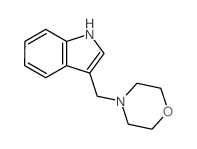 3-(Morpholinomethyl)indole Structure