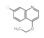 Quinoline,7-chloro-4-ethoxy- Structure