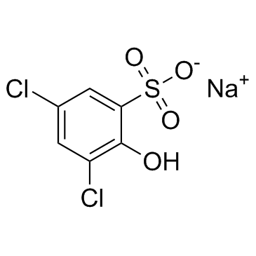 Sodium 3,5-dichloro-2-hydroxybenzenesulfonate Structure