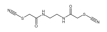 2,2'-bis-thiocyanato-N,N'-ethane-1,2-diyl-bis-acetamide结构式