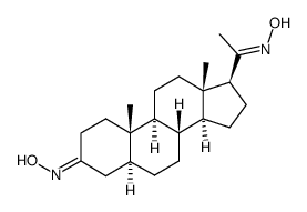 Pregnane-3,20-dione, dioxime, (5.alpha.)-结构式