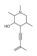 1,2,5-trimethyl-4-(3-methylbut-3-en-1-ynyl)piperidin-3-ol Structure