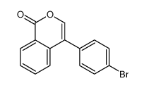 4-(4-bromophenyl)isochromen-1-one结构式