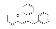 ethyl 3,4-diphenylbut-2-enoate Structure