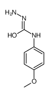 1-amino-3-(4-methoxyphenyl)urea结构式