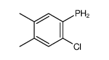 (2-chloro-4,5-dimethylphenyl)phosphane结构式