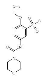 2-乙氧基-5-[(吗啉-4-羰基)-氨基]-苯磺酰氯结构式