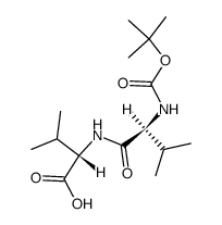 Boc-(Val)2-OH Structure