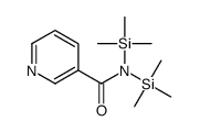 N,N-Bis(trimethylsilyl)-3-pyridinecarboxamide Structure