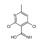 2,4-DICHLORO-6-METHYLNICOTINAMIDE structure