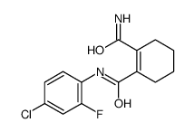 2-N-(4-chloro-2-fluorophenyl)cyclohexene-1,2-dicarboxamide Structure