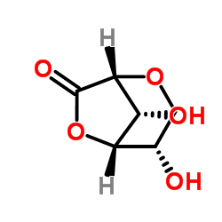 L-Mannonic acid, 2,6-anhydro-, gamma-lactone (9CI) structure