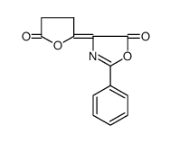 2-phenyl-3-succinylidene-5-oxazolone Structure