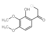 Ethanone,2-chloro-1-(2-hydroxy-3,4-dimethoxyphenyl)- Structure