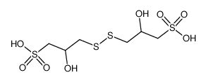 Di-<3-sulfo-2-hydroxy-propyl>-disulfid Structure