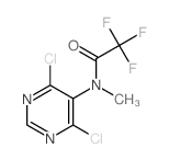 Acetamide,N-(4,6-dichloro-5-pyrimidinyl)-2,2,2-trifluoro-N-methyl-结构式