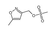 Methanesulfonic Acid 5-Methyl-Isoxazol-3-Ylmethyl Ester结构式