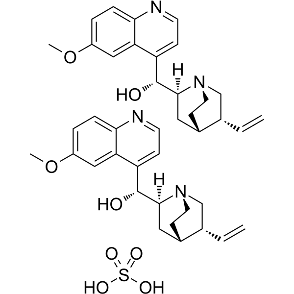 Quinine sulfate Structure