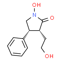 2-Pyrrolidinone, 1-hydroxy-3-(2-hydroxyethyl)-4-phenyl-, (3R,4R)-rel- (9CI)结构式