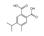 5-(isopropyl)-4-methylphthalic acid structure