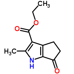 2-methyl-6-oxo-1,4,5,6-tetrahydro-cyclopenta[b]pyrrole-3-carboxylic acid ethyl ester picture