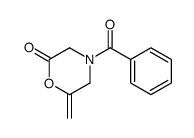 4-benzoyl-6-methylidenemorpholin-2-one Structure