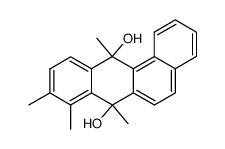 7,8,9,12-tetramethyl-7,12-dihydro-benz[a]anthracene-7,12-diol Structure