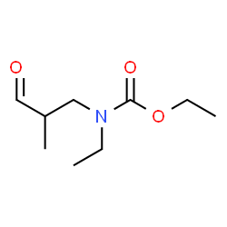 Carbamic acid,ethyl(2-methyl-3-oxopropyl)-,ethyl ester (9CI) Structure