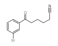 6-(3-bromophenyl)-6-oxohexanenitrile结构式