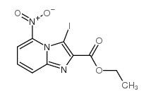 3-IODO-5-NITRO-IMIDAZO[1,2-A]PYRIDINE-2-CARBOXYLIC ACID ETHYL ESTER Structure