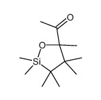 1-(2,2,3,3,4,4,5-heptamethyloxasilolan-5-yl)ethanone Structure