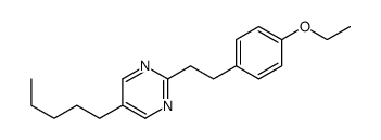 2-[2-(4-ethoxyphenyl)ethyl]-5-pentylpyrimidine结构式