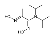 (1E,2E)-N'-hydroxy-2-(hydroxyimino)-N,N-diisopropylpropanimidamide结构式