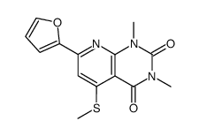 7-(2-furyl)-1,3-dimethylpyrido<2,3-d>pyrimidine-2,4(1H,3H)-dione结构式