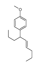 1-methoxy-4-non-5-en-4-ylbenzene结构式