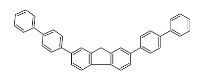 2,7-bis(4-phenylphenyl)-9H-fluorene结构式