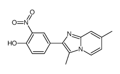 4-(3,7-dimethylimidazo[1,2-a]pyridin-2-yl)-2-nitrophenol结构式