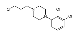 1-(3-chloropropyl)-4-(2,3-dichlorophenyl)piperazine结构式