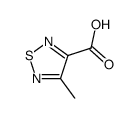 4-methyl-1,2,5-thiadiazol-3-carboxylic acid结构式