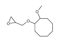 1-(2,3-epoxy-propoxy)-2-methoxy-cyclooctane Structure