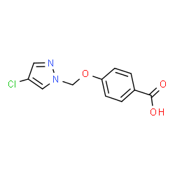 4-[(4-Chloro-1H-pyrazol-1-yl)methoxy]benzoic acid图片