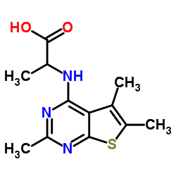 2-(2,5,6-TRIMETHYL-THIENO[2,3-D]PYRIMIDIN-4-YLAMINO)-PROPIONIC ACID picture