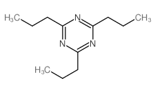 1,3,5-Triazine,2,4,6-tripropyl-结构式