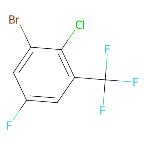 3-Bromo-2-chloro-5-fluorobenzotrifluoride Structure