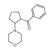 (2-morpholinocyclopentyl)(phenyl)methanone结构式