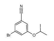 3-Bromo-5-(1-methylethoxy)-benzonitrile Structure