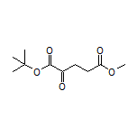 1-(tert-Butyl) 5-Methyl 2-oxopentanedioate Structure
